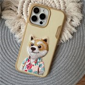قاب مدل نیمی (nimmy) سه بعدی طرح گرگ گلدوزی شده مناسب برای گوشی آیفون – Iphone 16pro