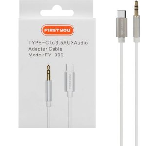 کابل تبدیل ای یو ایکس First You FY-006 AUX To Type-C