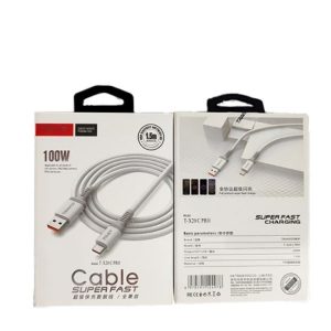 کابل تبدیل USB به USB-C ترانیو مدل T-X20C PRO طول 1 متر