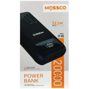 پاور بانک مسکو مدل IP-05 ظرفیت 20000 میلی آمپر ساعت