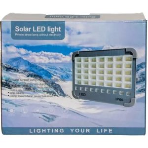 چراغ خورشیدی LED دیواری IP66 | پروژکتور سولار ضدآب با شارژ USB
