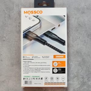 کابل شارژ دو سر تایپ سی مسکو مدل IC-28CC ظرفیت ۶۰ وات طول ۲ متر